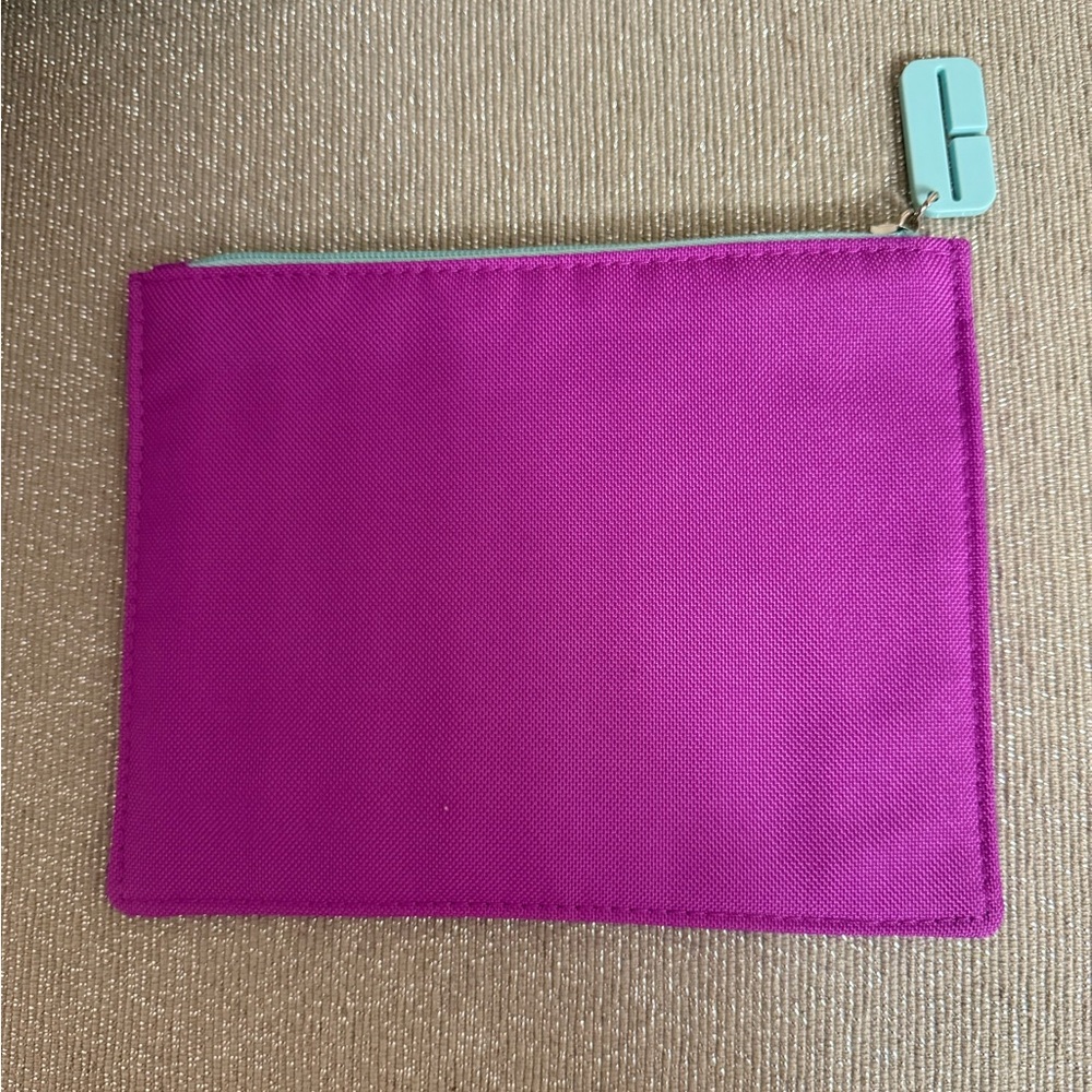 Clinique Pink Zipper Pouch